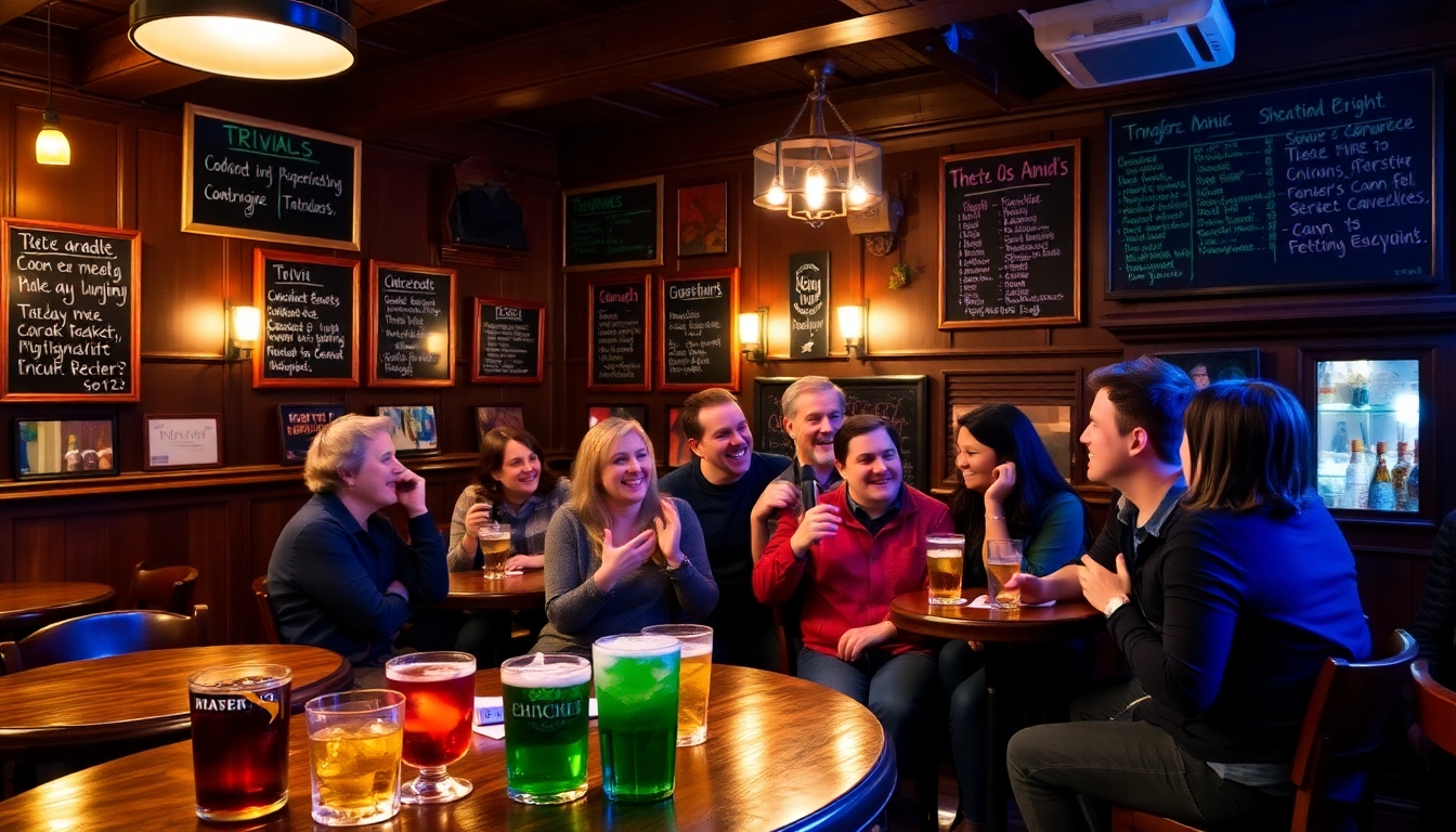 Top Pubs for Quiz Nights in Crawley