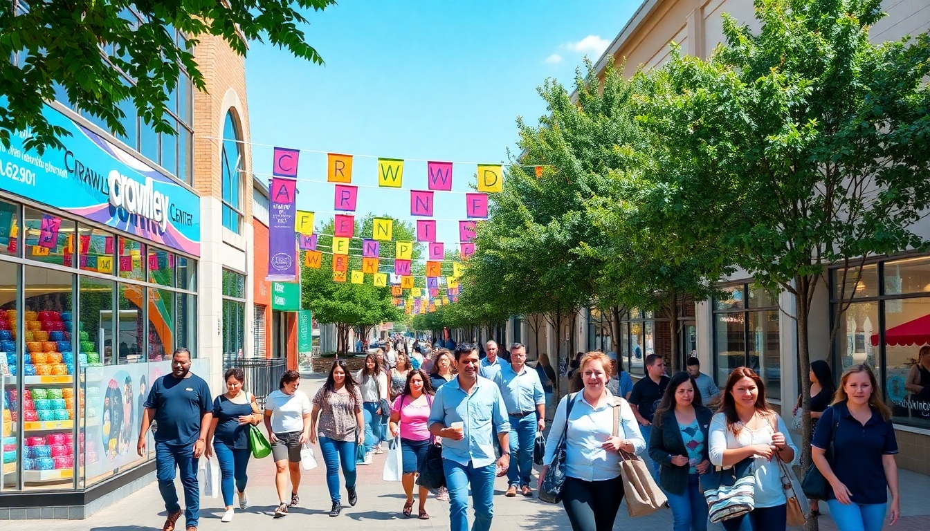 Shopping in Crawley Town Center