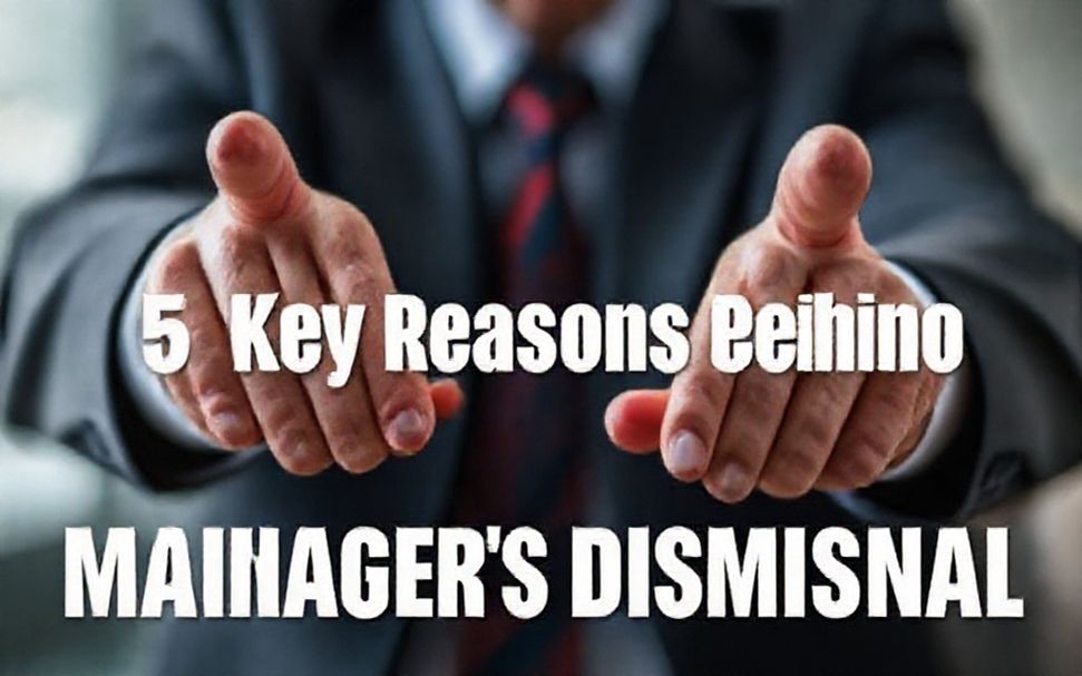 5 Key Reasons Behind the Manager’s Dismissal*