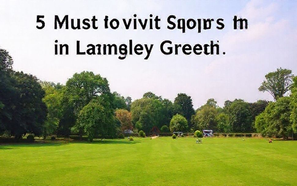 5 Must-Visit Spots in Langley Green for a Perfect Day Out*