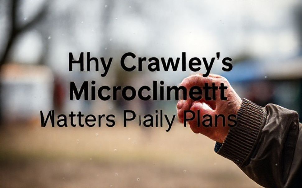 Why Crawley’s Microclimate Matters for Your Daily Plans*