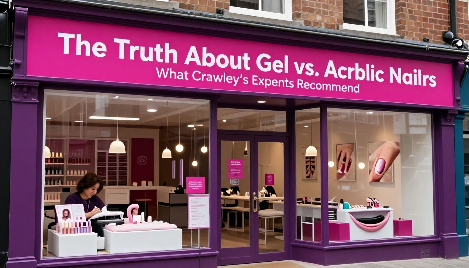The Truth About Gel vs. Acrylic Nails: What Crawley's Experts Recommend*