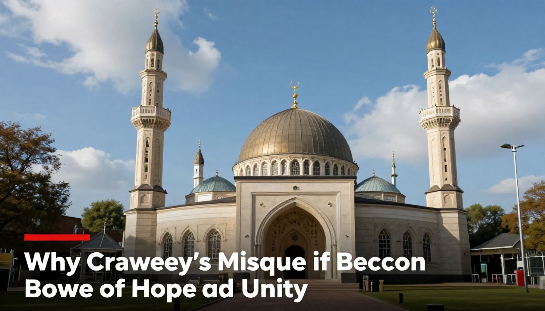 Why Crawley's Mosque is a Beacon of Hope and Unity