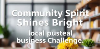 Community Spirit Shines Bright Amidst Local Business Challenges Community Spirit Shines Bright Amidst Local Business Challenges