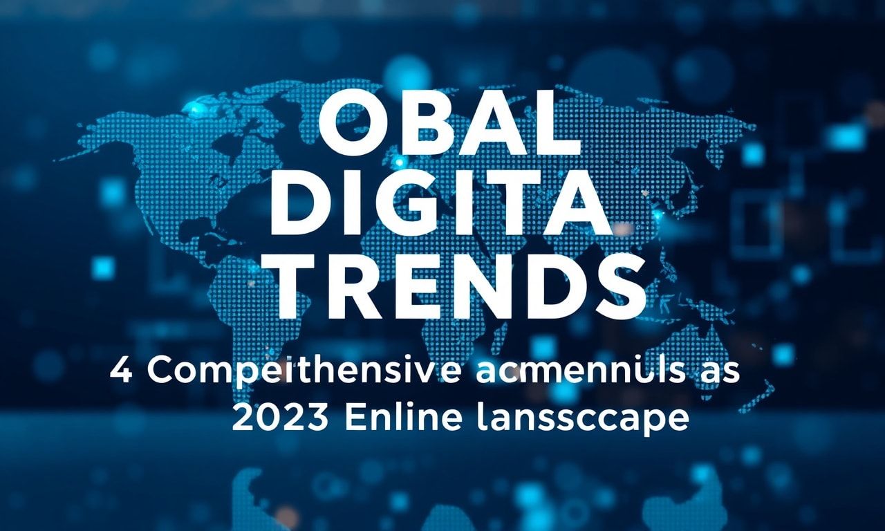 Global Digital Trends: A Comprehensive Analysis of 2023's Online Landscape