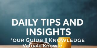Daily Tips and Insights: Your Guide to Valuable Knowledge Daily Tips and Insights: Your Guide to Valuable Knowledge