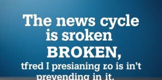 The News Cycle is Broken, and I’m Tired of Pretending It’s Not The news cycle is broken, and I'm tired of pretending it isn't.