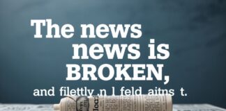 The News Is Broken, and Frankly, I’m Over It The news is broken, and frankly, I'm fed up with it.