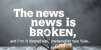 The News Is Broken, And I’m Tired Of Pretending It’s Not The news is broken, and I'm tired of pretending it's not.